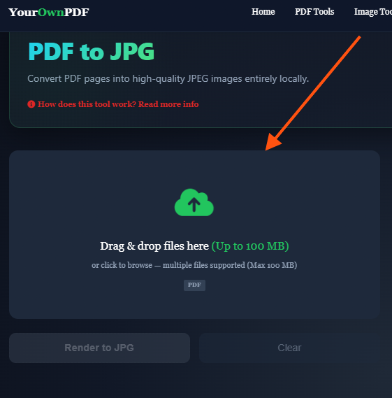 Upload File Box